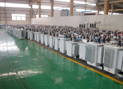 江门油浸式变压器成品车间